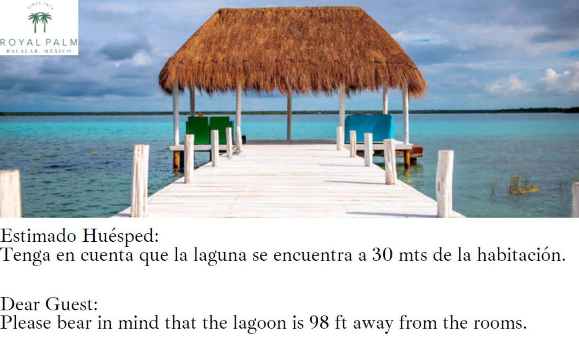 Royal Palm Bacalar Cabanas & Lagoon Club Стая снимка